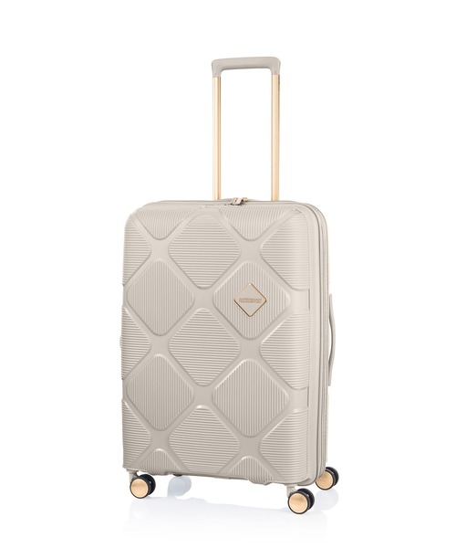 AMERICAN TOURISTER(アメリカンツーリスター)の「アメリカンツーリスター INSTAGON スピナー69/ 25エキスパンダーTSA V2 GT クリーム(スーツケース/キャリーバッグ・レディース・Cream・M)」の1枚目の写真