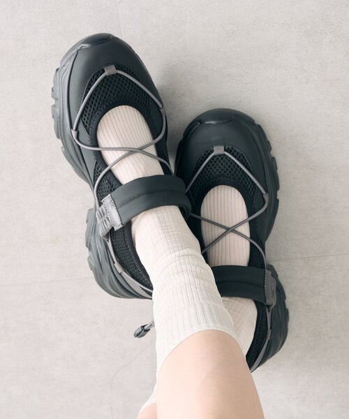 mystic（ミスティック）の「厚底ボリュームシューズ（その他シューズ・レディース・ブラック/カーキ・37/38/36）」の5枚目の写真