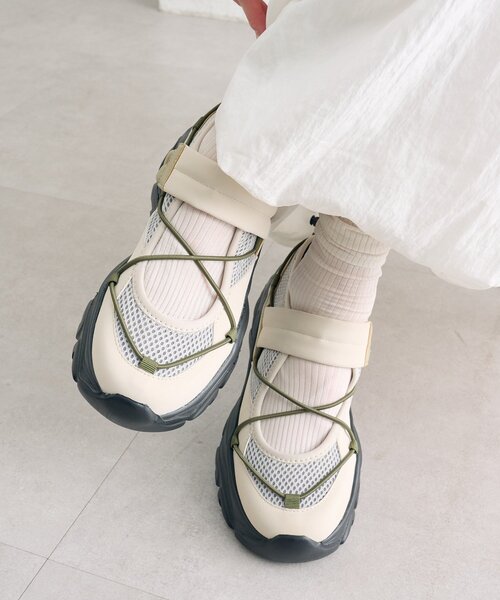 mystic（ミスティック）の「厚底ボリュームシューズ（その他シューズ・レディース・ブラック/カーキ・37/38/36）」の18枚目の写真