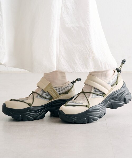 mystic（ミスティック）の「厚底ボリュームシューズ（その他シューズ・レディース・ブラック/カーキ・37/38/36）」の19枚目の写真