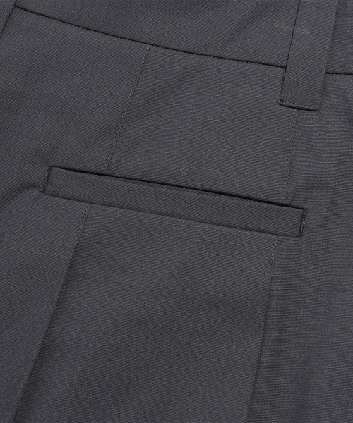 NICE GHOST CLUB(ナイスゴーストクラブ)の「DOUBLE PLEATS SHORTS_NAVY(NG2FMUPA60A)(その他パンツ・レディース・ネイビー・S/M/L)」の5枚目の写真