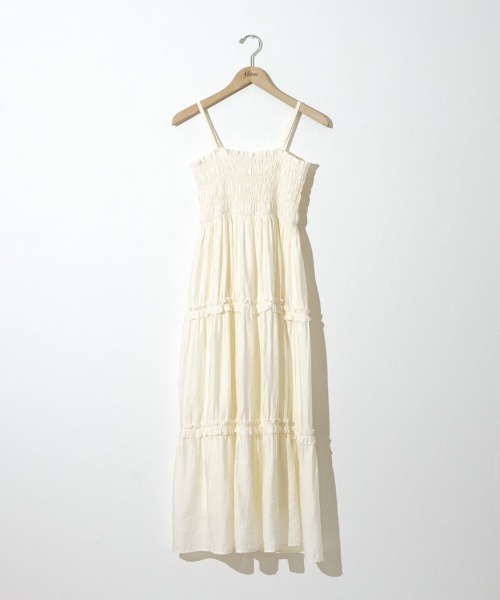 flower（フラワー）の「フリルティアードワンピース（ワンピース・レディース・ブラック/ホワイト・FREE）」の17枚目の写真