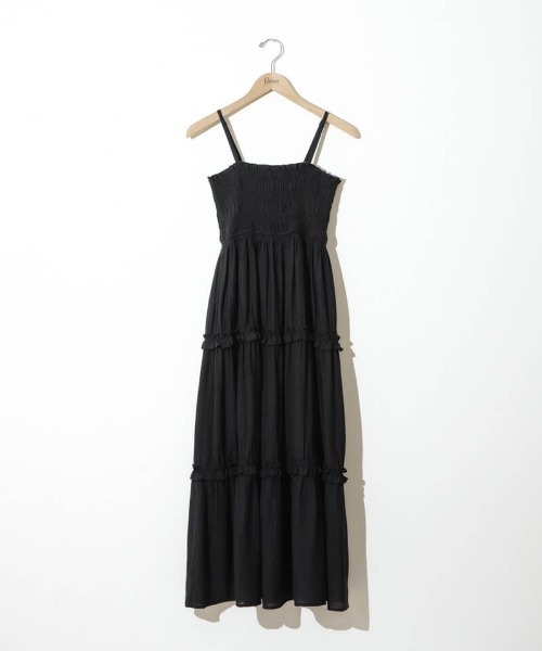 flower（フラワー）の「フリルティアードワンピース（ワンピース・レディース・ブラック/ホワイト・FREE）」の18枚目の写真