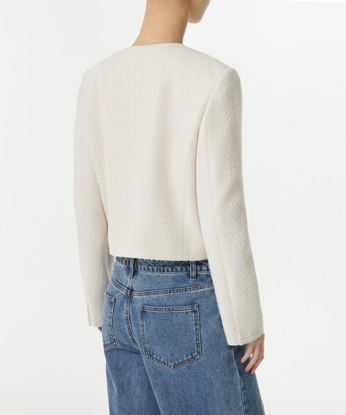 MUSINSA STANDARD WOMAN（ムシンサスタンダードウーマン）の「ウィメンズラウンドネックツイードジャケット[クリーム]（テーラードジャケット・レディース・その他・LARGE/MEDIUM/SMALL/X-SMALL）」の11枚目の写真