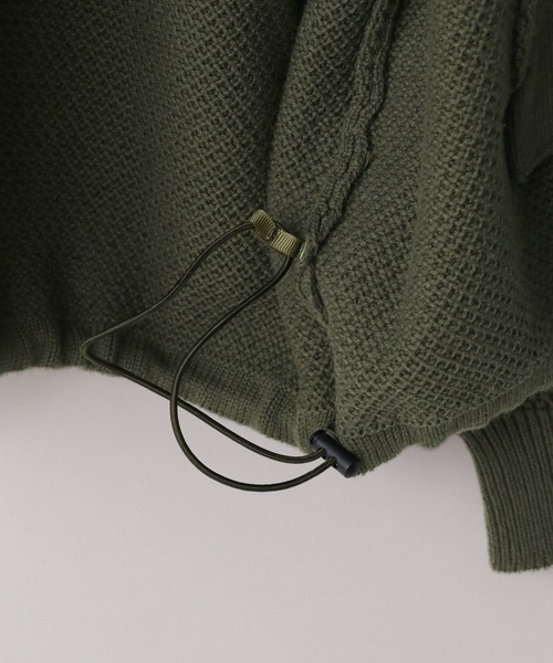 LOWRYS FARM(ローリーズファーム)の「【LFM(U)】ニットZIPフーディー 645479(カーディガン/ボレロ・メンズ・ベージュ/グレー/カーキ・LARGE/MEDIUM)」の10枚目の写真