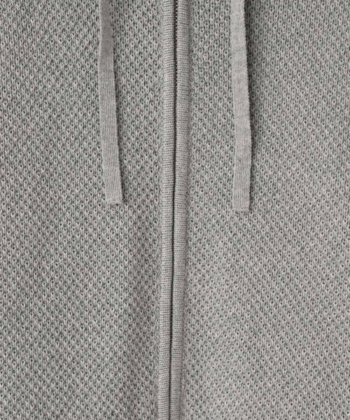 LOWRYS FARM(ローリーズファーム)の「【LFM(U)】ニットZIPフーディー 645479(カーディガン/ボレロ・メンズ・ベージュ/グレー/カーキ・LARGE/MEDIUM)」の4枚目の写真