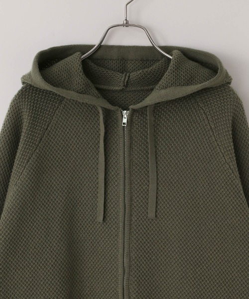 LOWRYS FARM(ローリーズファーム)の「【LFM(U)】ニットZIPフーディー 645479(カーディガン/ボレロ・メンズ・ベージュ/グレー/カーキ・LARGE/MEDIUM)」の7枚目の写真