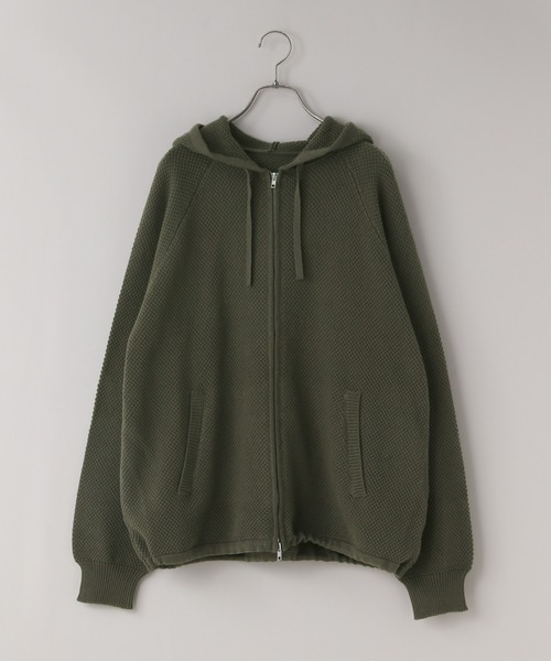 LOWRYS FARM(ローリーズファーム)の「【LFM(U)】ニットZIPフーディー 645479(カーディガン/ボレロ・メンズ・ベージュ/グレー/カーキ・LARGE/MEDIUM)」の14枚目の写真