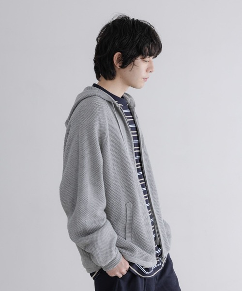 LOWRYS FARM(ローリーズファーム)の「【LFM(U)】ニットZIPフーディー 645479(カーディガン/ボレロ・メンズ・ベージュ/グレー/カーキ・LARGE/MEDIUM)」の20枚目の写真