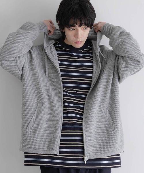 LOWRYS FARM(ローリーズファーム)の「【LFM(U)】ニットZIPフーディー 645479(カーディガン/ボレロ・メンズ・ベージュ/グレー/カーキ・LARGE/MEDIUM)」の19枚目の写真