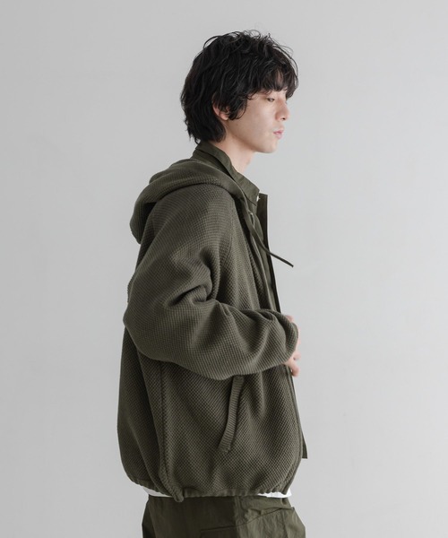 LOWRYS FARM(ローリーズファーム)の「【LFM(U)】ニットZIPフーディー 645479(カーディガン/ボレロ・メンズ・ベージュ/グレー/カーキ・LARGE/MEDIUM)」の15枚目の写真