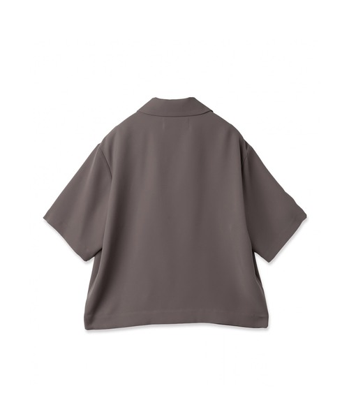 CULLNI（クルニ）の「Dry Double Cloth Zip Up Short Sleeve Button-Down Compact Shirt（シャツ/ブラウス・メンズ・ダークブラウン/ネイビー/ブラック/アッシュブラウン・0/2/1）」の7枚目の写真