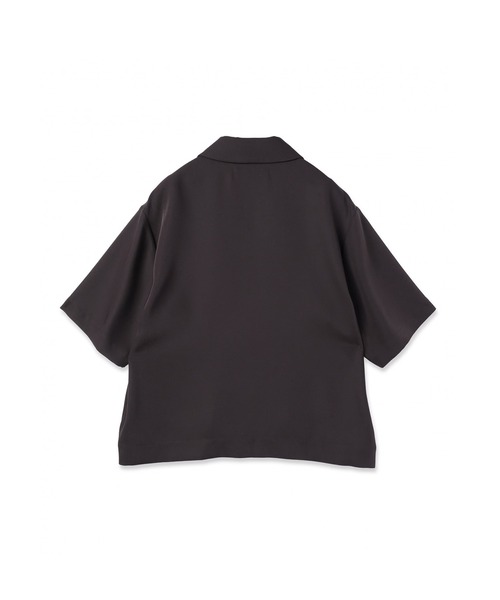 CULLNI（クルニ）の「Dry Double Cloth Zip Up Short Sleeve Button-Down Compact Shirt（シャツ/ブラウス・メンズ・ダークブラウン/ネイビー/ブラック/アッシュブラウン・0/2/1）」の12枚目の写真
