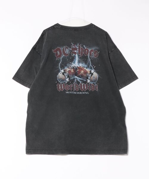 DC（ディーシー）の「DC/ディーシー 半袖 Tシャツ ロゴ バックプリント DST261028（Tシャツ/カットソー・メンズ・スミクロ/ライトベージュ・XL/L/M/2XL）」の10枚目の写真