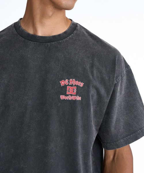DC（ディーシー）の「DC/ディーシー 半袖 Tシャツ ロゴ バックプリント DST261028（Tシャツ/カットソー・メンズ・スミクロ/ライトベージュ・XL/L/M/2XL）」の6枚目の写真