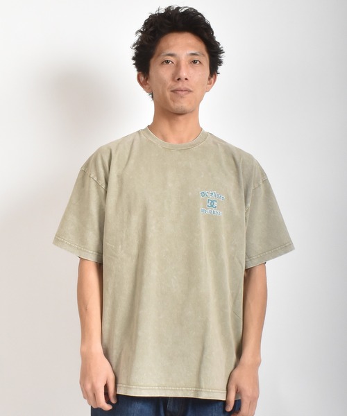 DC（ディーシー）の「DC/ディーシー 半袖 Tシャツ ロゴ バックプリント DST261028（Tシャツ/カットソー・メンズ・スミクロ/ライトベージュ・XL/L/M/2XL）」の11枚目の写真