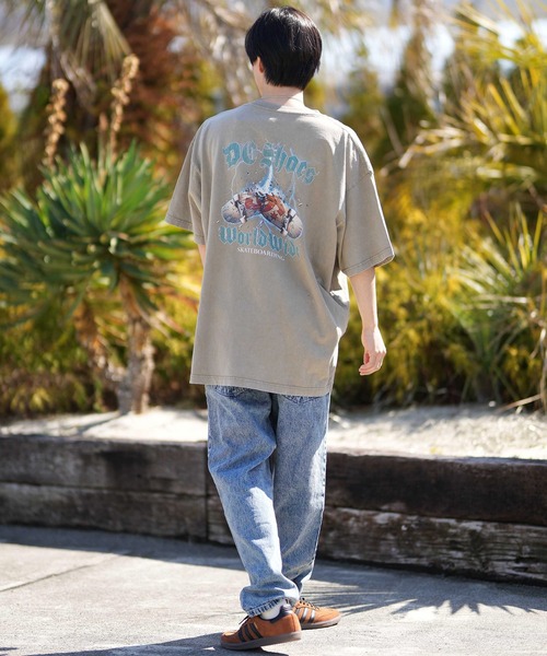 DC（ディーシー）の「DC/ディーシー 半袖 Tシャツ ロゴ バックプリント DST261028（Tシャツ/カットソー・メンズ・スミクロ/ライトベージュ・XL/L/M/2XL）」の15枚目の写真