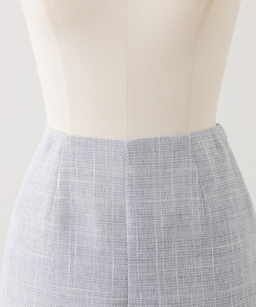 Seemi. byNICECLAUP（ シーミーバイナイスクラップ）の「【Seemi.】セット対応/ツイードショートパンツ（その他パンツ・レディース・アイボリー/サックスブルー/ベージュ・FREE）」の4枚目の写真