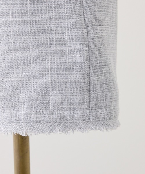 Seemi. byNICECLAUP（ シーミーバイナイスクラップ）の「【Seemi.】セット対応/ツイードショートパンツ（その他パンツ・レディース・アイボリー/サックスブルー/ベージュ・FREE）」の6枚目の写真