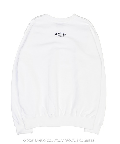 MILK(ミルク)の「マイメロディ M スウェット(スウェット・レディース・A・L/S)」の2枚目の写真