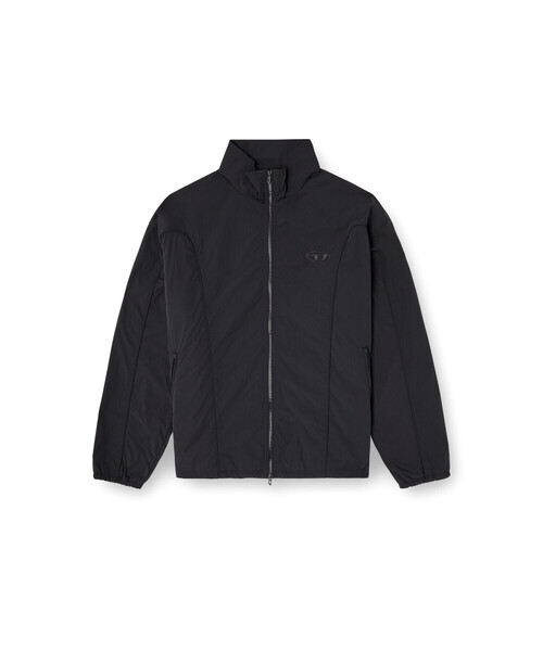 DIESEL(ディーゼル)の「メンズ ウィンドブレーカー J-FIVE-WRD-AKAD(ナイロンジャケット・メンズ・ブラック・44/46/50/48/54/52)」の3枚目の写真