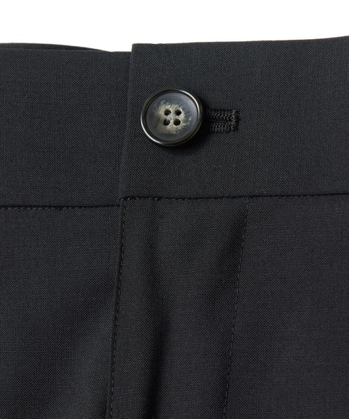 MEN'S BIGI（メンズビギ）の「SMART MERINOウールトロピカル/グレンチェック パンツ＜防シワ＞＜軽量＞＜ストレッチ＞（スラックス・メンズ・ブラック系その他/ブラック・01/02/03/04）」の4枚目の写真