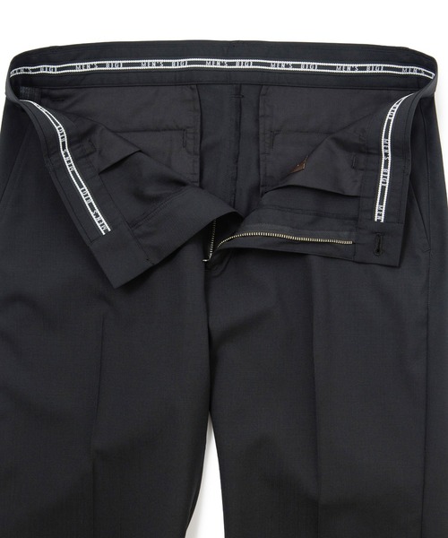 MEN'S BIGI（メンズビギ）の「SMART MERINOウールトロピカル/グレンチェック パンツ＜防シワ＞＜軽量＞＜ストレッチ＞（スラックス・メンズ・ブラック系その他/ブラック・01/02/03/04）」の5枚目の写真