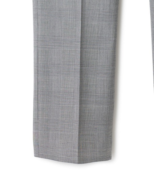 MEN'S BIGI（メンズビギ）の「SMART MERINOウールトロピカル/グレンチェック パンツ＜防シワ＞＜軽量＞＜ストレッチ＞（スラックス・メンズ・ブラック系その他/ブラック・01/02/03/04）」の17枚目の写真
