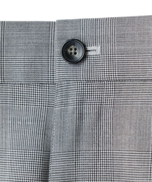 MEN'S BIGI（メンズビギ）の「SMART MERINOウールトロピカル/グレンチェック パンツ＜防シワ＞＜軽量＞＜ストレッチ＞（スラックス・メンズ・ブラック系その他/ブラック・01/02/03/04）」の13枚目の写真