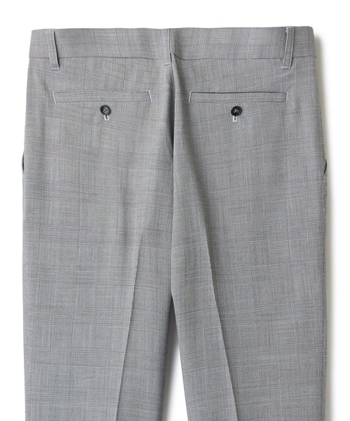 MEN'S BIGI（メンズビギ）の「SMART MERINOウールトロピカル/グレンチェック パンツ＜防シワ＞＜軽量＞＜ストレッチ＞（スラックス・メンズ・ブラック系その他/ブラック・01/02/03/04）」の18枚目の写真