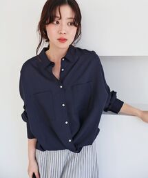 le.coeur blanc | シアー2WAYオーバーシャツ(シャツ/ブラウス)