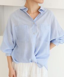 le.coeur blanc | シアー2WAYオーバーシャツ(シャツ/ブラウス)