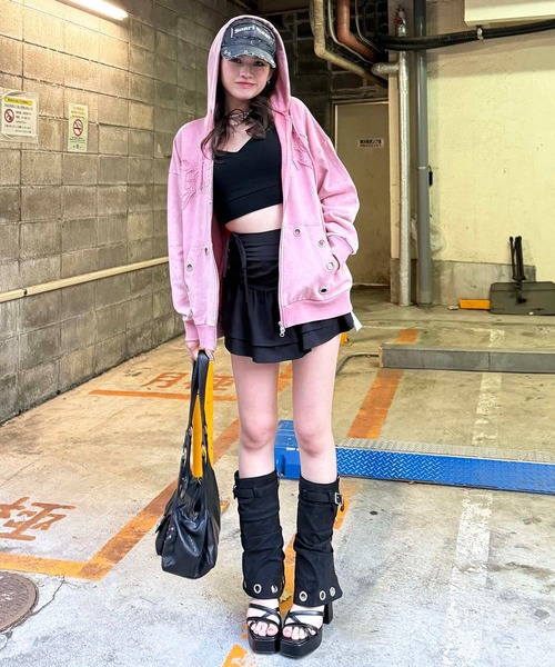 SPIRALGIRL(スパイラルガール)の「2WAY厚底サンダルカバーブーツ(サンダル・レディース・ブラック・MEDIUM/LARGE)」の12枚目の写真