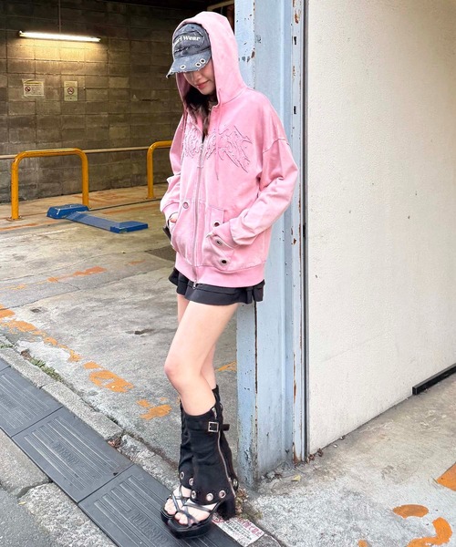 SPIRALGIRL(スパイラルガール)の「2WAY厚底サンダルカバーブーツ(サンダル・レディース・ブラック・MEDIUM/LARGE)」の13枚目の写真