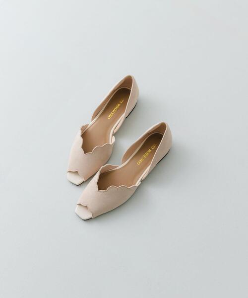 RODE SKO（ロデスコ）の「ピープトゥスカラップセパレートサンダル（サンダル・レディース・ライトブルー/アイボリー/ブラック・38/36/37）」の10枚目の写真