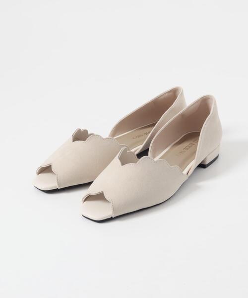 RODE SKO（ロデスコ）の「ピープトゥスカラップセパレートサンダル（サンダル・レディース・ライトブルー/アイボリー/ブラック・38/36/37）」の12枚目の写真