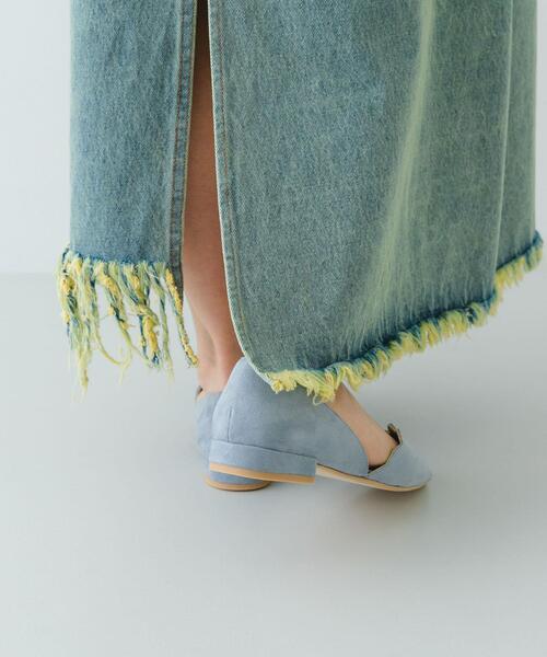 RODE SKO（ロデスコ）の「ピープトゥスカラップセパレートサンダル（サンダル・レディース・ライトブルー/アイボリー/ブラック・38/36/37）」の17枚目の写真