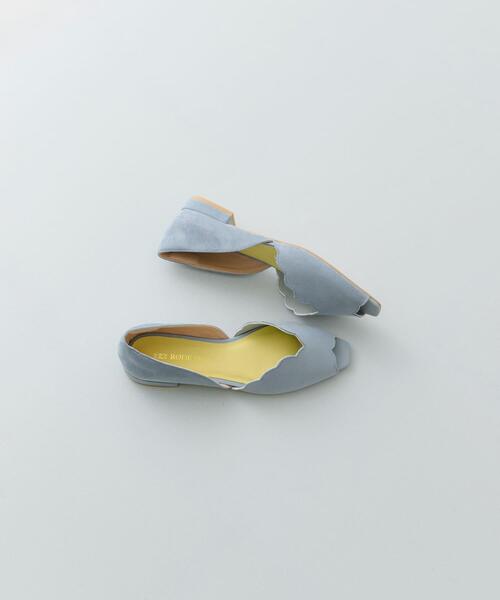 RODE SKO（ロデスコ）の「ピープトゥスカラップセパレートサンダル（サンダル・レディース・ライトブルー/アイボリー/ブラック・38/36/37）」の21枚目の写真