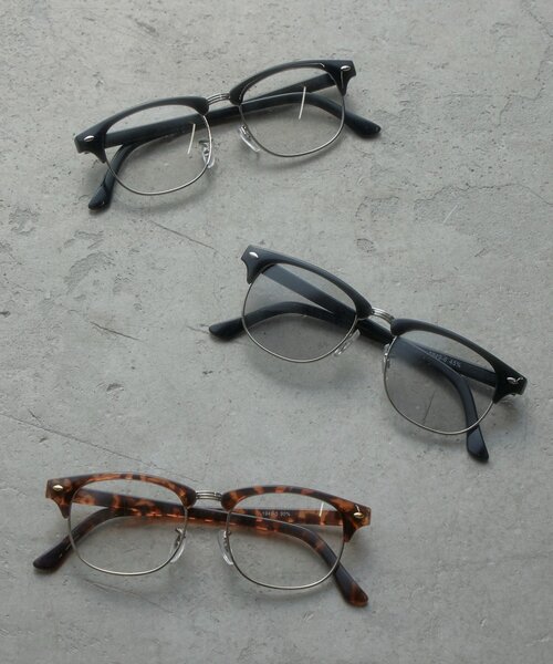 Lui's(ルイス)の「【MAY企画】サーモントハーフリムカラーレンズサングラス メガネ(サングラス・レディース・ブラウン/ブラック/ブラック系その他・FREE)」の14枚目の写真