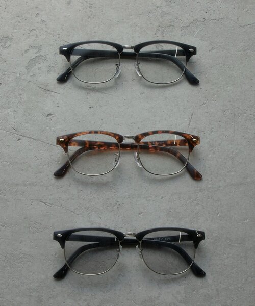 Lui's(ルイス)の「【MAY企画】サーモントハーフリムカラーレンズサングラス メガネ(サングラス・レディース・ブラウン/ブラック/ブラック系その他・FREE)」の15枚目の写真