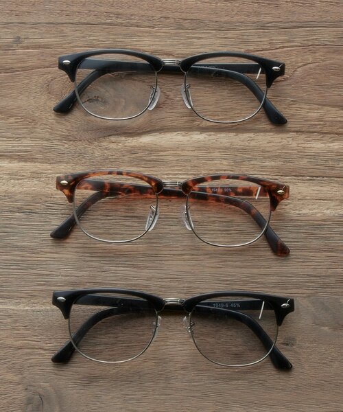 Lui's(ルイス)の「【MAY企画】サーモントハーフリムカラーレンズサングラス メガネ(サングラス・レディース・ブラウン/ブラック/ブラック系その他・FREE)」の16枚目の写真