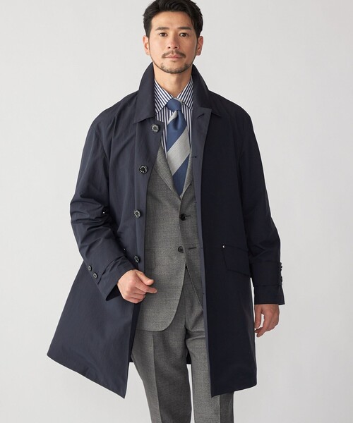 SHIPS(シップス)の「MACKINTOSH: HUMBIE SL ライト ウェイト ステンカラー コート(ステンカラーコート・メンズ・ベージュ/ブラック/ネイビー・36/38)」の18枚目の写真