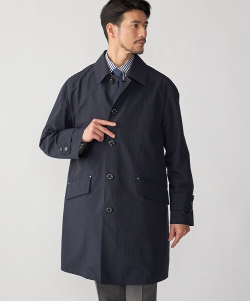 SHIPS(シップス)の「MACKINTOSH: HUMBIE SL ライト ウェイト ステンカラー コート(ステンカラーコート・メンズ・ベージュ/ブラック/ネイビー・36/38)」の19枚目の写真