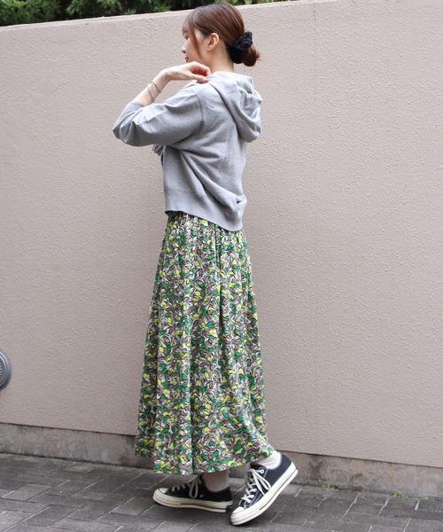 ORCIVAL（オーシバル）の「ORCIVAL/オーシバル　フレンチテリージップフーディ　FRENCH TERRY ZIP HOODIE　OR-C0531 FWZ（パーカー・レディース・ヘザーグレー/ナチュラル・2）」の9枚目の写真