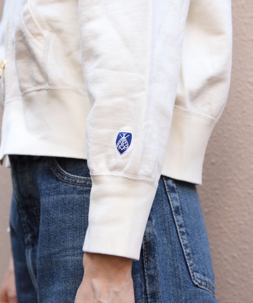 ORCIVAL（オーシバル）の「ORCIVAL/オーシバル　フレンチテリージップフーディ　FRENCH TERRY ZIP HOODIE　OR-C0531 FWZ（パーカー・レディース・ヘザーグレー/ナチュラル・2）」の12枚目の写真