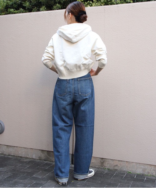 ORCIVAL（オーシバル）の「ORCIVAL/オーシバル　フレンチテリージップフーディ　FRENCH TERRY ZIP HOODIE　OR-C0531 FWZ（パーカー・レディース・ヘザーグレー/ナチュラル・2）」の18枚目の写真