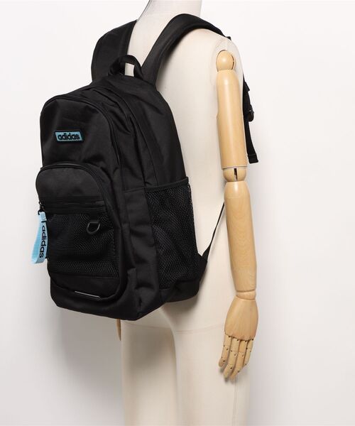 adidas（アディダス）の「adidas/アディダス バックパック 32Ｌ MLY10（バックパック/リュック・メンズ・ブラック×ブルー/ブラック×ホワイト・FREE）」の3枚目の写真