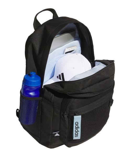 adidas（アディダス）の「adidas/アディダス バックパック 32Ｌ MLY10（バックパック/リュック・メンズ・ブラック×ブルー/ブラック×ホワイト・FREE）」の7枚目の写真