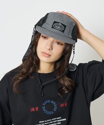 POLeR OUTDOOR STUFF（ポーラーアウトドアスタッフ）の「【POLER / ポーラー】2WAY サンガード付き 日よけ キャップ / ユニセックス（キャップ）」