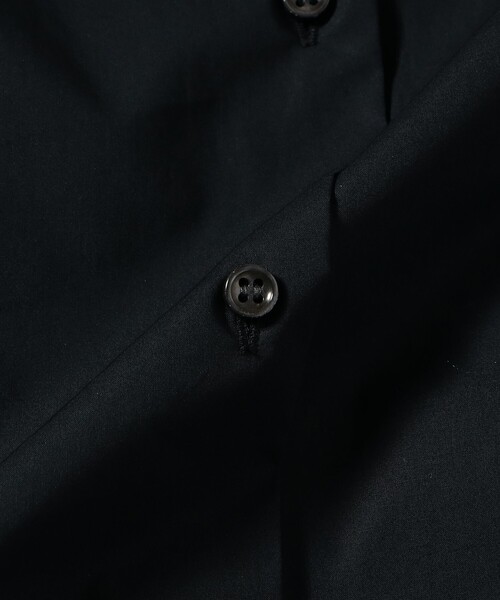 Demi-Luxe BEAMS(デミルクス ビームス)の「【5/14値下げ】アイレット パターン オーバーシャツ(シャツ/ブラウス・レディース・ブラック/ホワイト・38/36)」の5枚目の写真